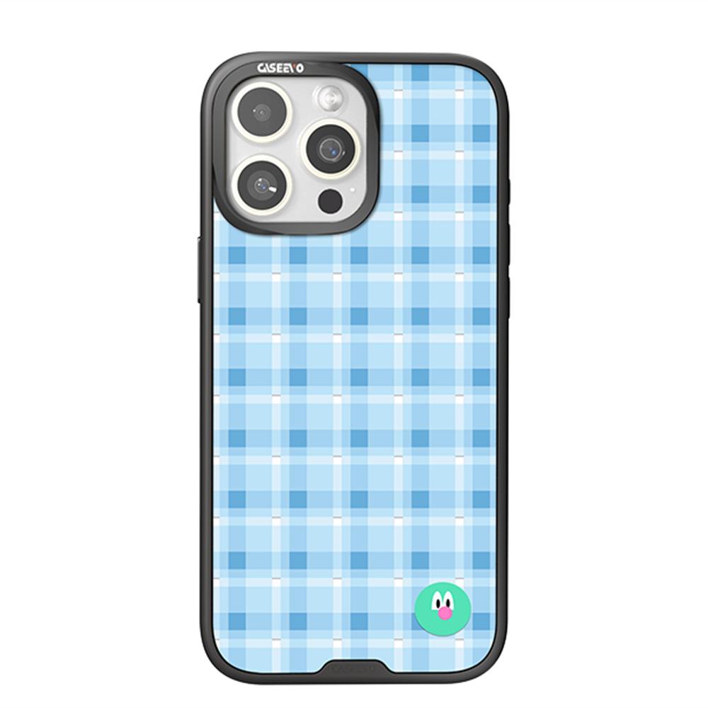 

CASEEVO For iPhone 14 Pro Case Compatible with MagSafe TPU Acrylic Magnetic Phone Cover with Detachable Grid Backplate Blue