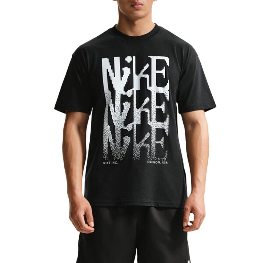 

Nike Outdoor Sports Knitted Pullover Short Sleeve Running T-Shirt Men Tops IH1362-010 L