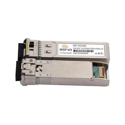 10G Single Fiber SFP Optical Module (SFP-10G-BX60-U), 1270/1330nm, 60km, Huawei Compatible