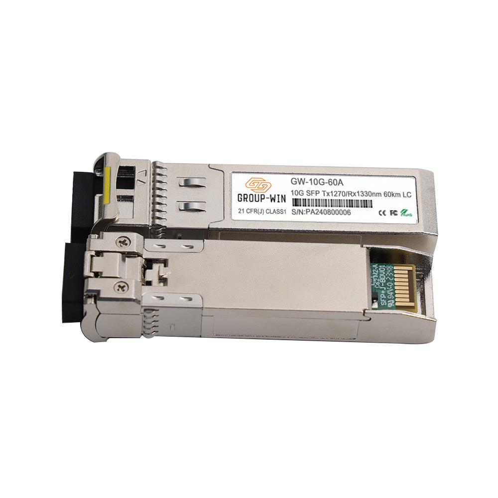 10G Single Fiber SFP Optical Module (SFP-10G-BX60-U), 1270/1330nm, 60km, Huawei Compatible 10G Single Mode Single Fiber 60KM (1 Pair)