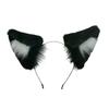 Japanese Style Plush Cat Fox Ears Headband for Women - Cute Animal Hair Clip Hairpin