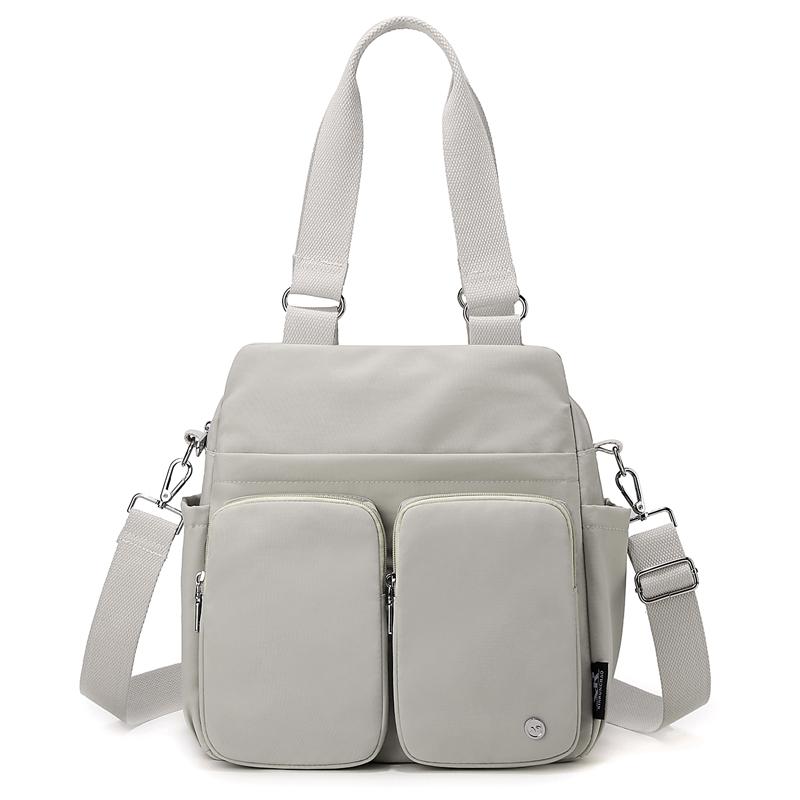 Women's Lightweight Nylon Shoulder Bag Large Capacity Hand Crossbody Bag