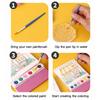 20 Sheet Sketchbook Drawing Picture Book Painting Brush Set Gouache Painting for Students Kids DIY Coloring Book Art Kit