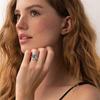 1 Pcs 925 Sterling Silver Vintage Ring Flower Dragonfly Blue Opal Open adjustable Rings Jewelry Birthday Gift For Women Men
