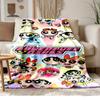 The Powerpuff Girls Soft and Comfortable Flannel Suitable for Sofas Living Rooms Outdoor Camping Travel and Also Makes a Great Anniversary Gift