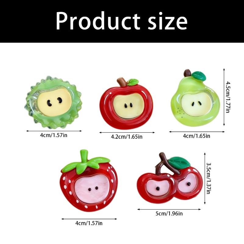 Car Air Fresheners Lovely Fruit Charms Car Diffuser Clip Decors Automotive Air Outlet Car Perfume Decoration