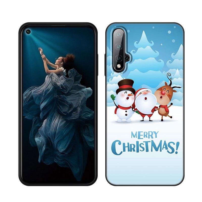 Snehové Veselé Vianoce Puzdro na telefón Pre Huawei Honor 60 50 Mate 40 30 20 10 Lite Nova 9 8 Pro 7 SE Y60 30S 8i 7i 5T Prémiový Kryt
