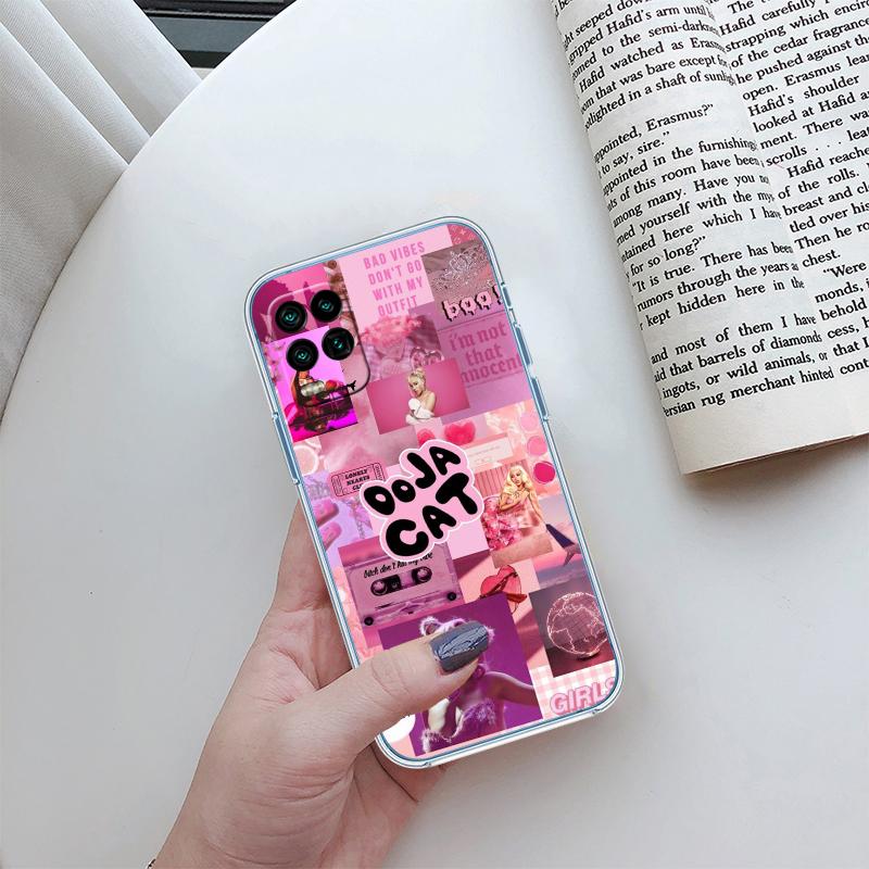 Doja Cat Transparent Phone Case for Samsung Galaxy A04 A04S A14 A23 A34 A54 M23 M33 M52 M53