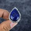 Lapis Lazuli Gemstone Handmade 925 Sterling Silver Jewelry Ring Size 9 M-2803
