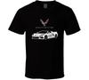 C8 Weiß Vette Musclecar Supercar Heiß Trendiges Geschenk T-Shirt