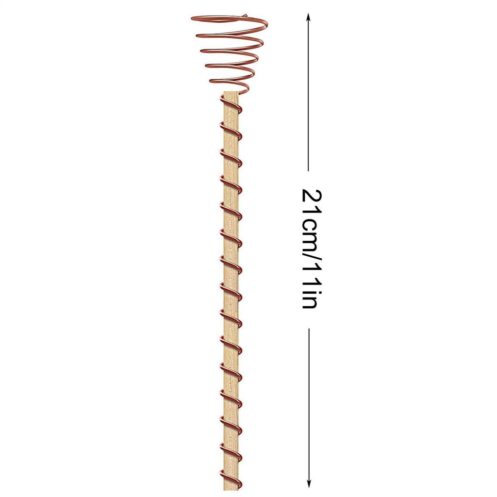 Electroculture Copper Gardening Antenna 6PCS 12Inch Electroculture Gardening Copper Coil Antennas Garden Tools for Plants Fruits