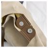 Autumn and Winter Vintage Women's Bag Large Capacity Suede Shoulder Bags Solid Color Simple Casual Commuter Bag Retro Handbag