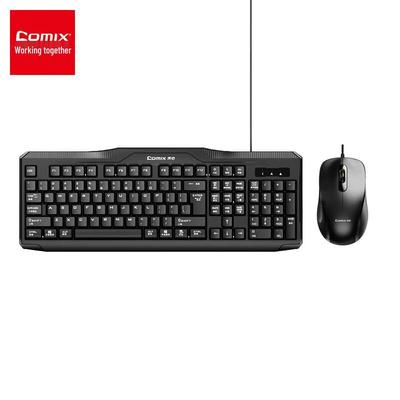 Comix Wired Full-Size Keyboard and Mouse Set