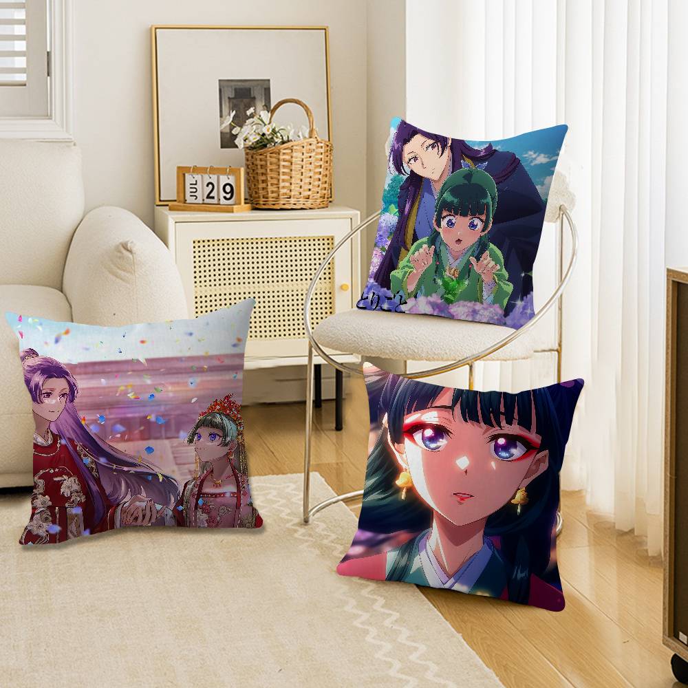 Anime The Apothecary Diaries Lucky Dragon Pillow Cover Sofa Cushion Cover Home Room Decoration Children Gift