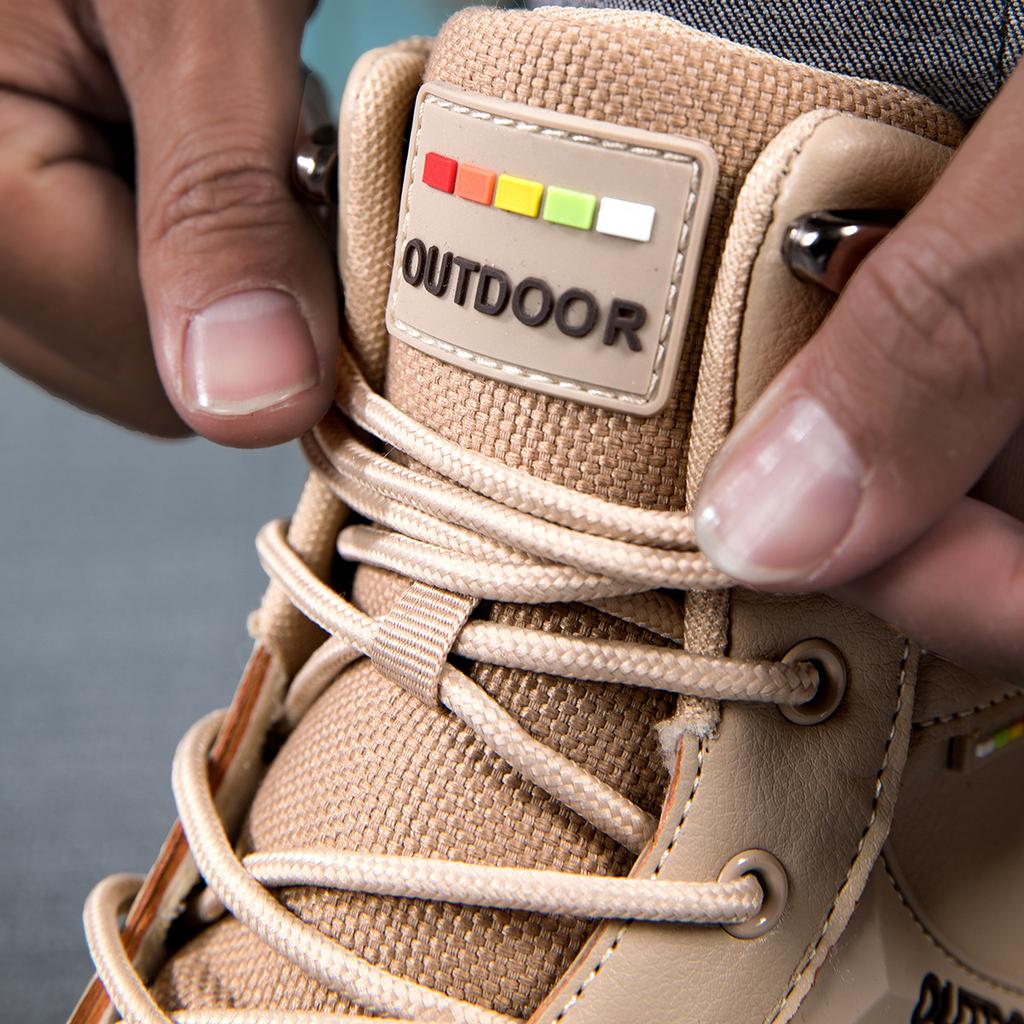 Foreign Trade New Hiking Shoes Men's Military Boots Lightweight Breathable Non-slip Wear-resistant Outdoor Camping Leisure Sports Hiking Shoes