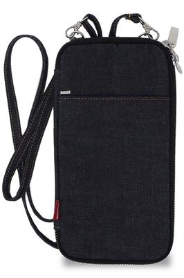 Stolze Denim Schulter Smartphone Taille Körper Reisepass RFID Taille Großes Handy und Kleinteile Crossbody Erwachsenen Accessoire Marineblau [NeedNetwork] Japans