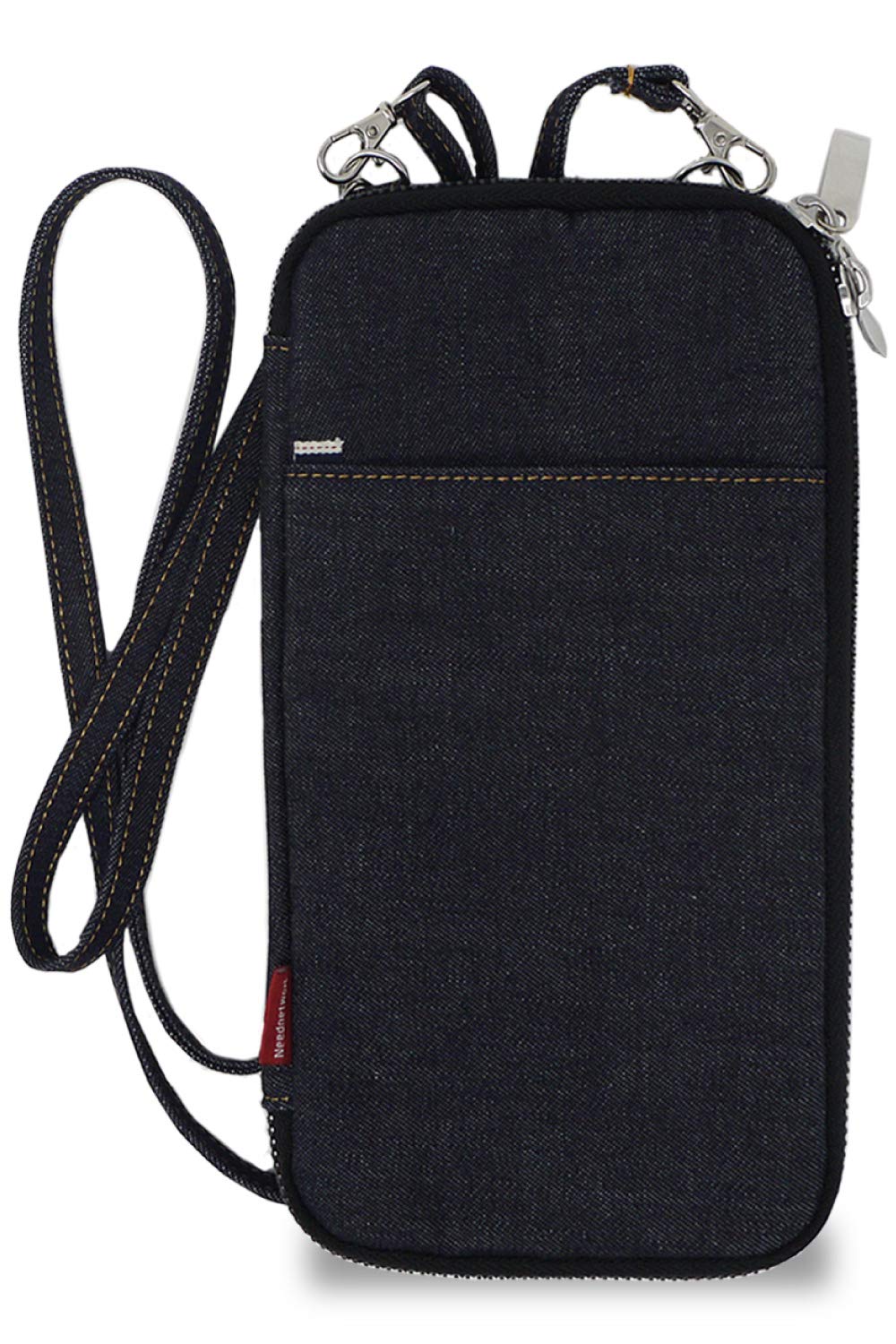 

Okayama Denim Shoulder Bag Smartphone Pouch Waist Pouch Body Bag Pochette Passport Case RFID Skimming Prevention Belt Pouch Wallet Strap Waist Bag