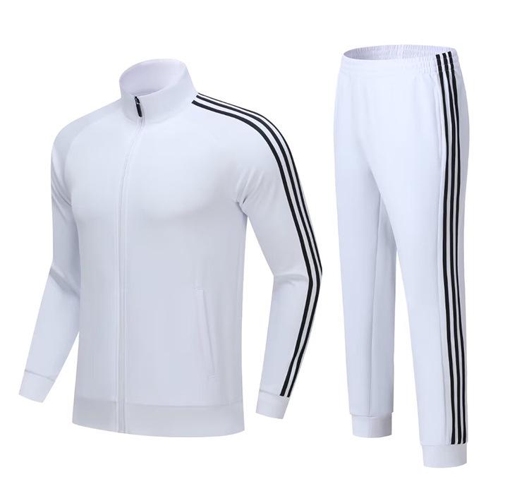 Unisex Long-Sleeve Stand Collar Sports Jacket & Training Suit Set - Autumn/Winter Collection