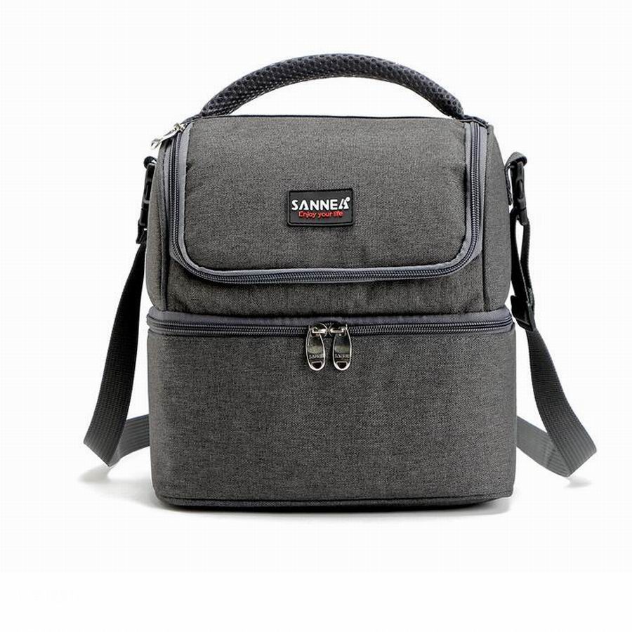 7L Obědová taška Přenosná Izolovaná Pikniková Krabička 600D Oxford Pevná Termo Obědová Taška Jídlo Pikniková Taška Chladicí Taška Tote Kabelky