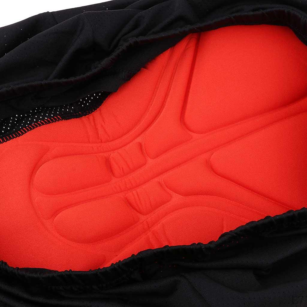 Sweat Absorb Unisex Short Trousers Outdoor Cycling Pants Hockey orange pad