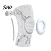 Supportive Knee Gear Adjustable Knob Brace, Support with Patella Pad, Side Stabilizer, Pad Compression Sleeve for Workout Arthritis Meniscus