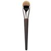 Tongue-Shaped Foundation Brush: Ultra-Thin Soft Bristles, Wooden Handle, Perfect for Seamless Foundation and Concealer Application.