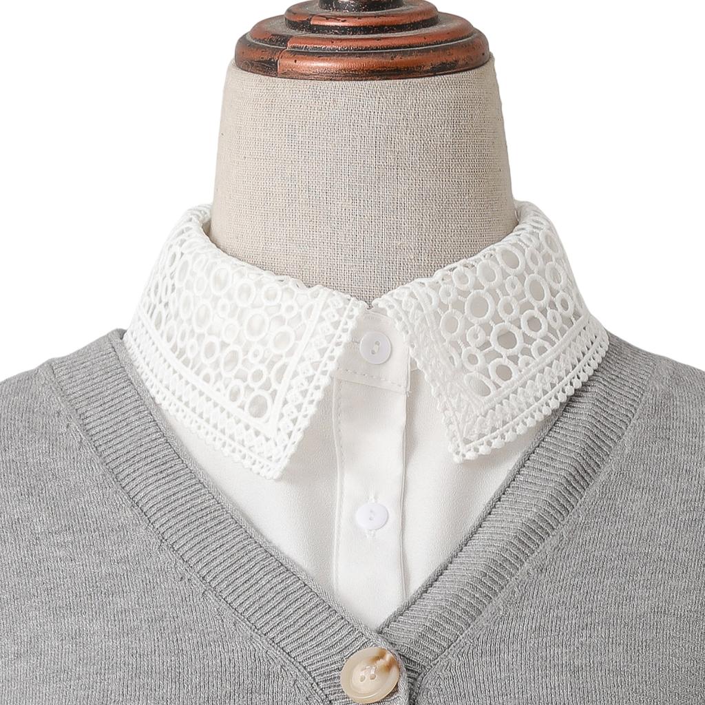 Water-soluble Embroidery Fake Collar - Versatile & Stylish