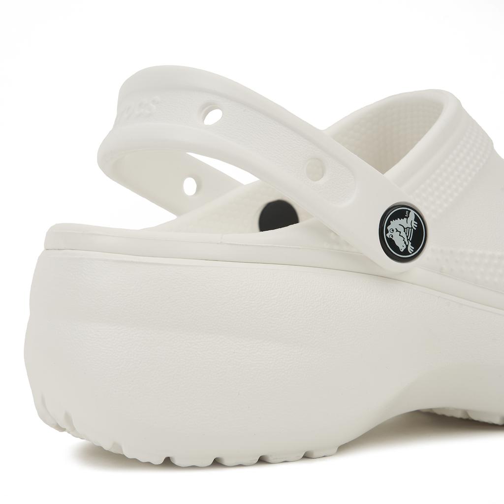 Crocs Klassischer Plateau-Clog Weiß (Damen) Damen Sneaker 206750-100