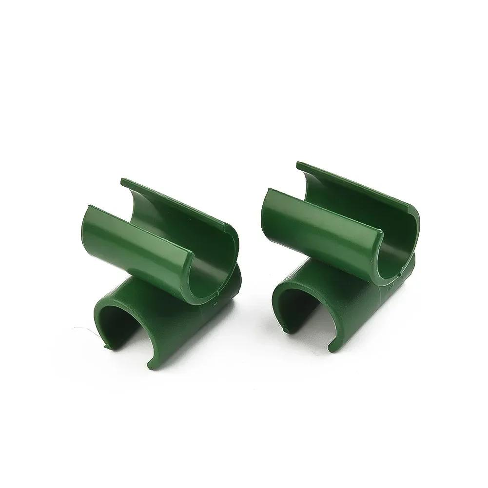 50pcs Plant Support Trellis Connector Fixed Cross Clip Stake Clips For Plant Grafting Garden Frame Rod Connector 11mm/16mm/20mm