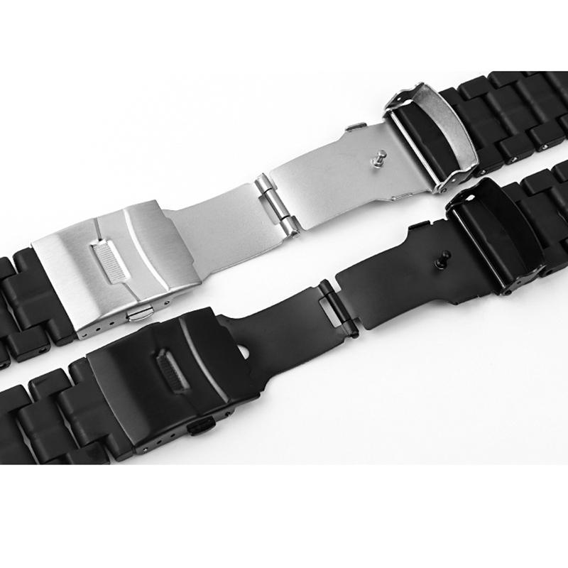 Kunststoff Stahl Licht Uhrenarmband 23mm Kohlefaser Armband für Luminox 3080 3150 3051 Sport Herren Schwarzes Armband Uhrenzubehör