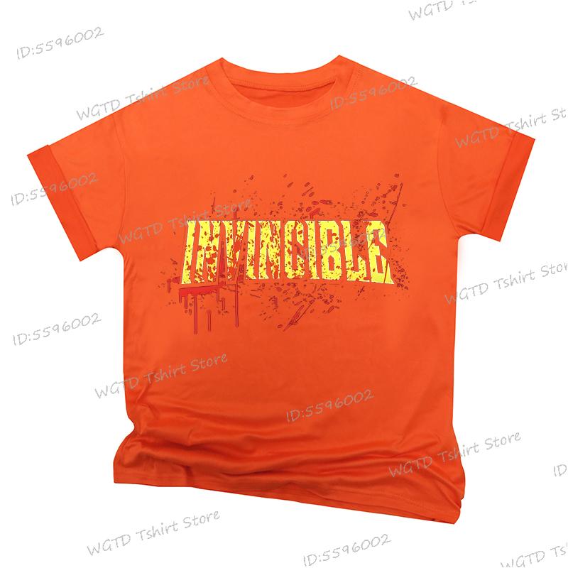 Tištěná trička Invincible s cákanci krve pro muže ženy merch Harajuku streetwear tričko pro dospělé anime pro muže ženy tričko