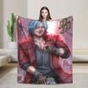 Dante Devil May Cry Bootleg Decke Samt Bedruckt   Multifunktionale Warme Überwurfdecke für Zuhause Outdoor Plüsch Dünne Steppdecke