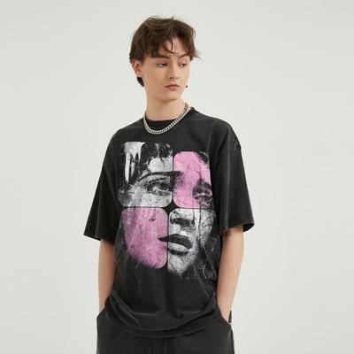 2024 Streetwear Puzzle Lady Graphic Unisex T-Shirt