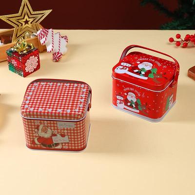 Mini Tinplate Candy Box for Kids - Cute Christmas Gift & Storage Solution