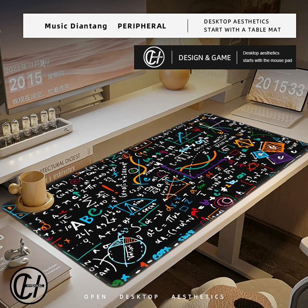 Equation Large Mouse Pad Pc Gamer Math Chemistry Physics Objects Gaming Accessories Teclado Mat Deskmat Laptop Extended Hybxaxc