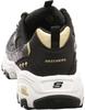Skechers D'Lites Women Black/gold Sneakers