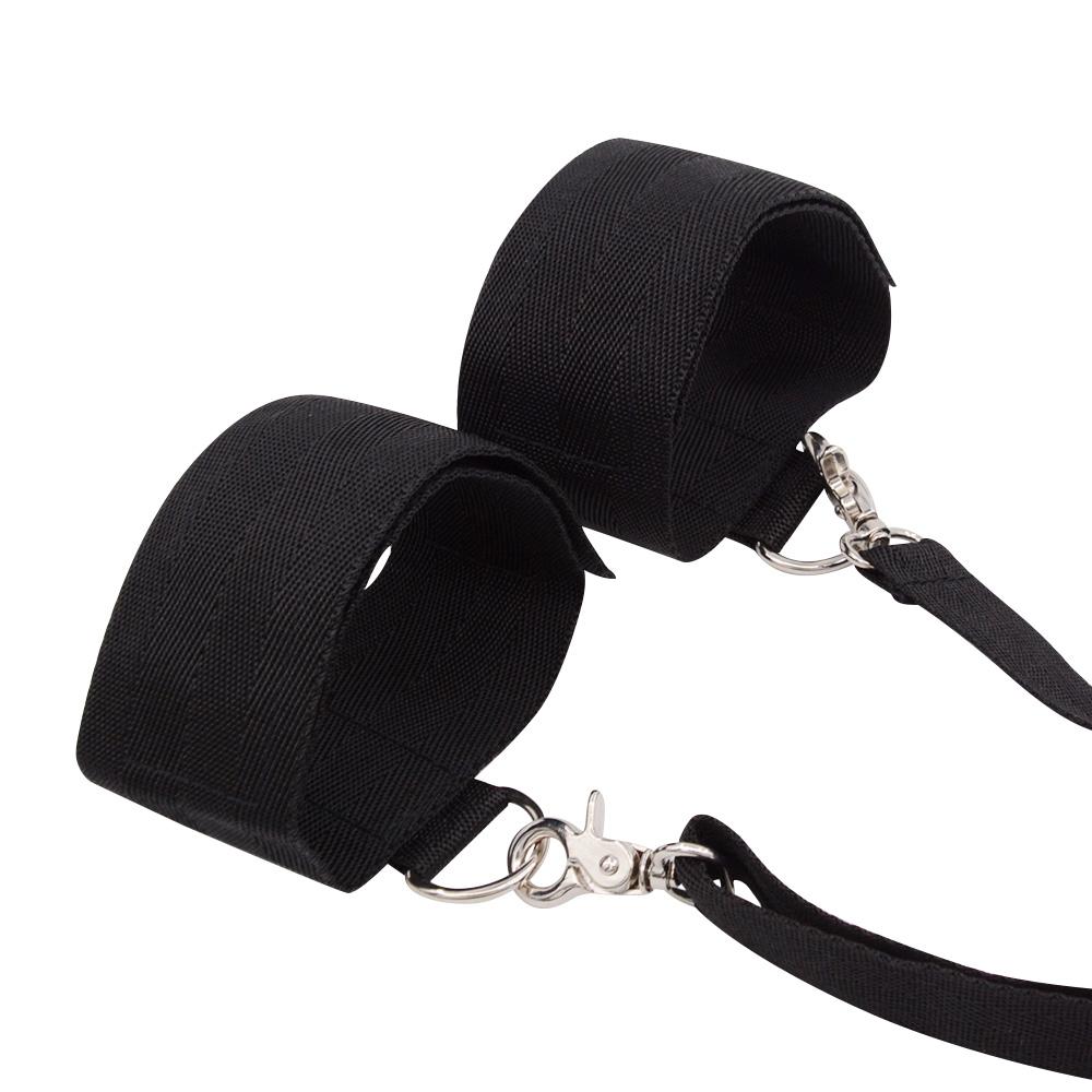 Waist  Belt with Detachable Dildo Handcuff Leather Harness Penis Holder Bondage Chastity Forced Orgasm Belt for Dildo Women