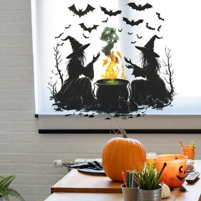 Halloween Hexe Fledermaus Schlafzimmer Wohnzimmer Heim Atmosphäre Dekoration Wandaufkleber