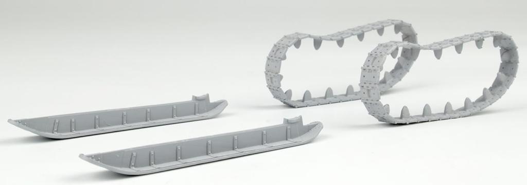 PLATZ Girls Und Panzer Final Chapter Continuation High School Ski Conversion Parts Set Scale Plastic Model Parts BT-42 Ver. 1/35 GP-PA4 (Tank)