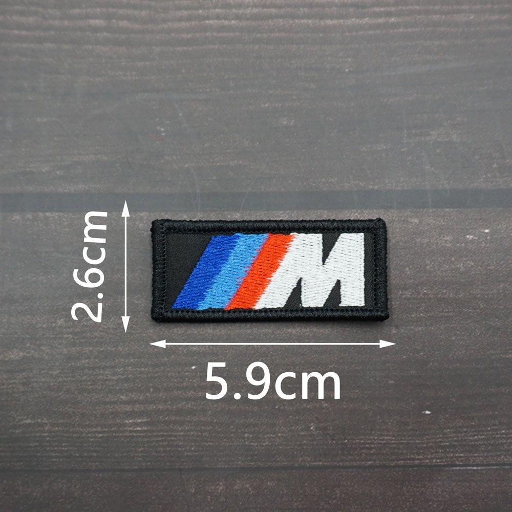 Car Small Embroidered Patch Iron On Patches Clothing Thermoadhesive Patches Sticker For BMW M E46 E39 E60 E90 E91 E36 E87 F10 X3
