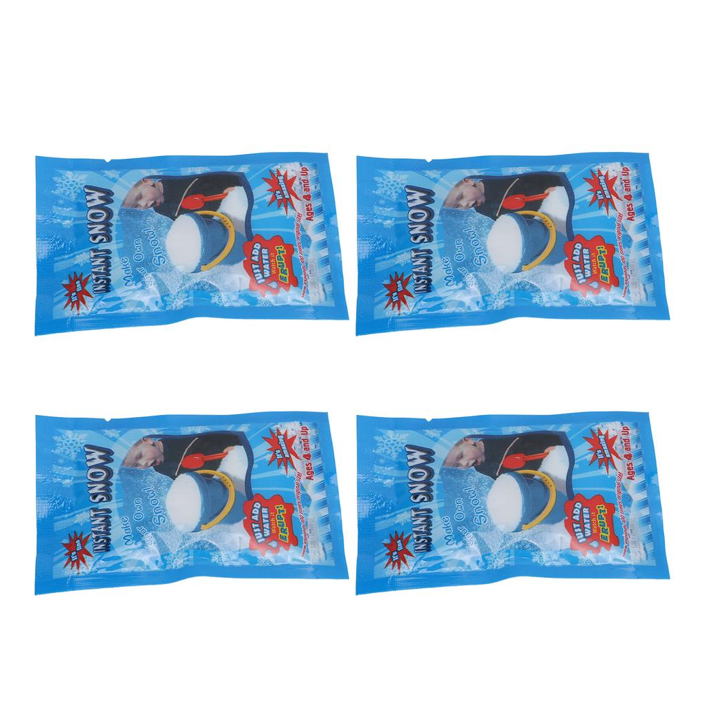 20 STÜCKE Falschschnee-Pulver Sicher Flauschig Simulation Künstlicher Schnee für Winterdekoration Feiertagsparty-Zubehör