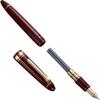 Sailor Fountain Pen Profit Casual Gold Trim Red Zoom 11-0570-730