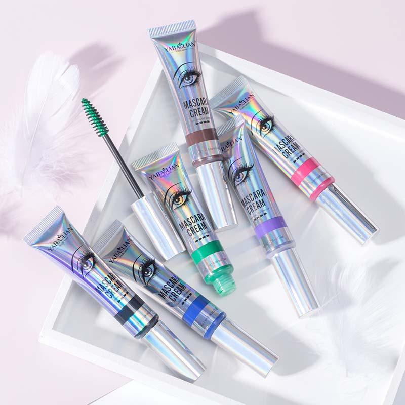 Color Mascara Set Thick Waterproof Lengthening Curling Long-lasting Non-smudge Mascara