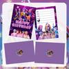 Party Invitations, Birthday Invitations, Writable Birthday Party Invitation Cards, Letter Stickers
