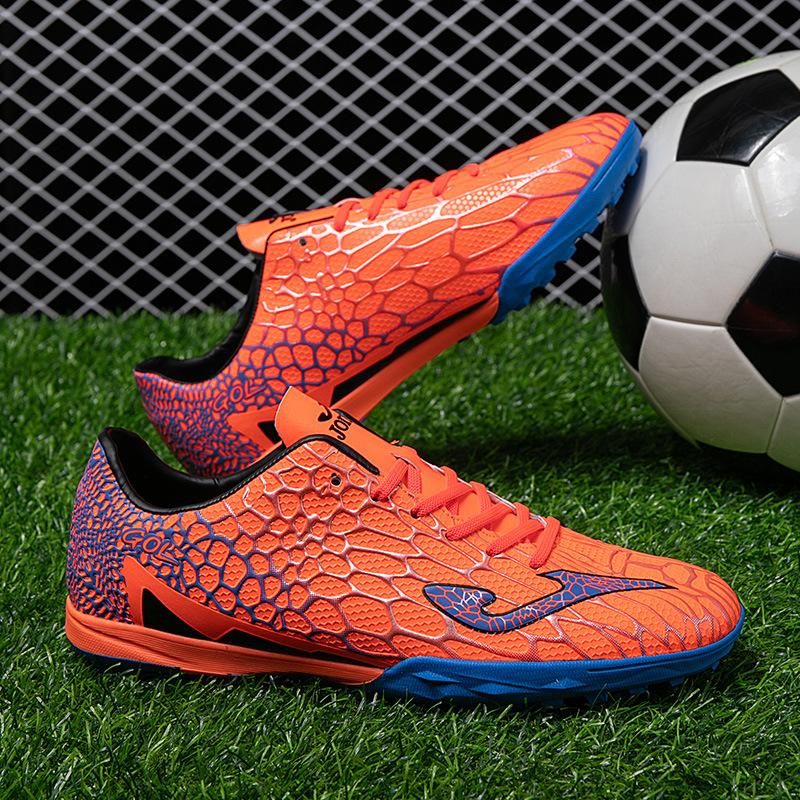 New Football Shoes Mandarin Duck Men's and Women's Broken Nails TF Long Nails Ag Students Low-top Sneakers Adult Game Training Shoes 2025