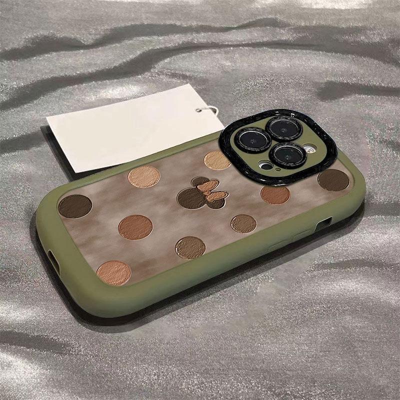 Oil Painting Minnie Applies To Apple 16 Mobile Phone Case 13 Protective Case Apple 15/1 4 Anti-drop 12 Creative 11 Soft Case