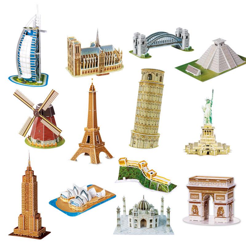 3d Puzzle London Big Ben Paper Model Diy Handmade Creative Gift Kids Educational Toys Hot Sale Regular Version T2
