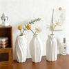 White Ceramic Vases Modern Minimalist Style Vasen Ornaments Home Desktop Room Decorations Hydroponic Flowers Pot Photo Props