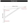 Floating Shelf Rusts Proof Steel Wall Mounted Storage Space Saving Easyly Install Home Decoration