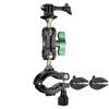 Alloy Metal Motorcycle Camera Holder Handlebar Bicycle Tripod Mount Bike Bracket for GoPro 12 DJI Insta Phone Camera Accessories
